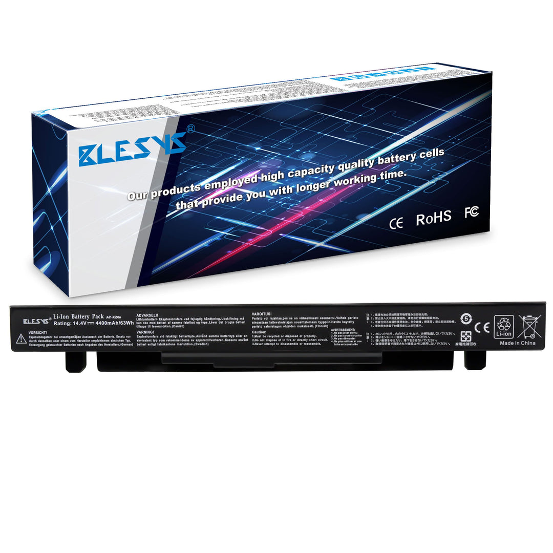 BLESYS 4400mAh A41-X550A Akku für Asus X550C X550 X550CA X550CC X550E X550L X552C X552CL X550CL X550