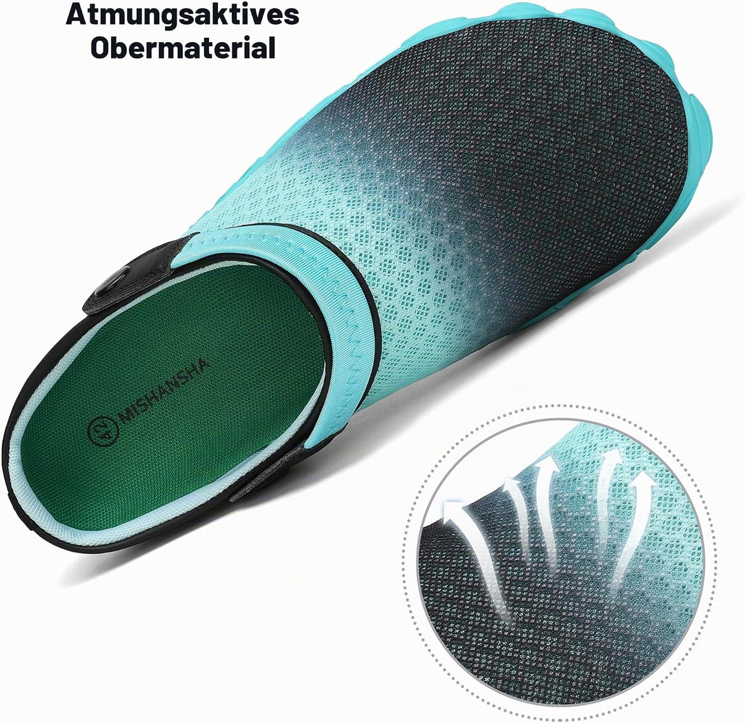 SAGUARO Sommer Clogs Herren Gartenschuhe Damen Hausschuhe Leicht Pantolette rutschfest Badelatschen