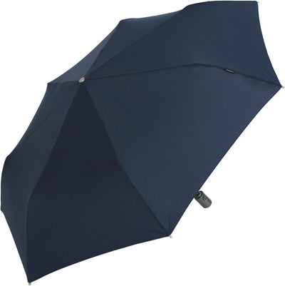 Knirps Regenschirm Slim Duomatic - klein und leicht mit Auf-Zu Automatik - Navy, Navy