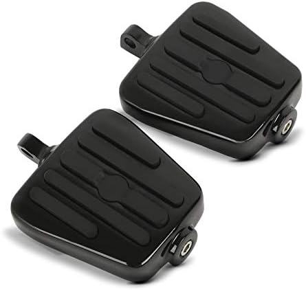 Trittbretter Fahrer-Sozius MT1 für Harley Davidson Cross Bones, Dyna Wide Glide schwarz