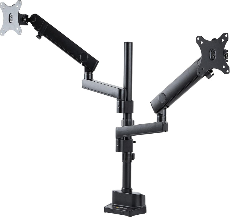 StarTech.com Desk Mount Dual Monitor Arm - Full Motion Monitor Mount for 2X VESA Displays up to 32"