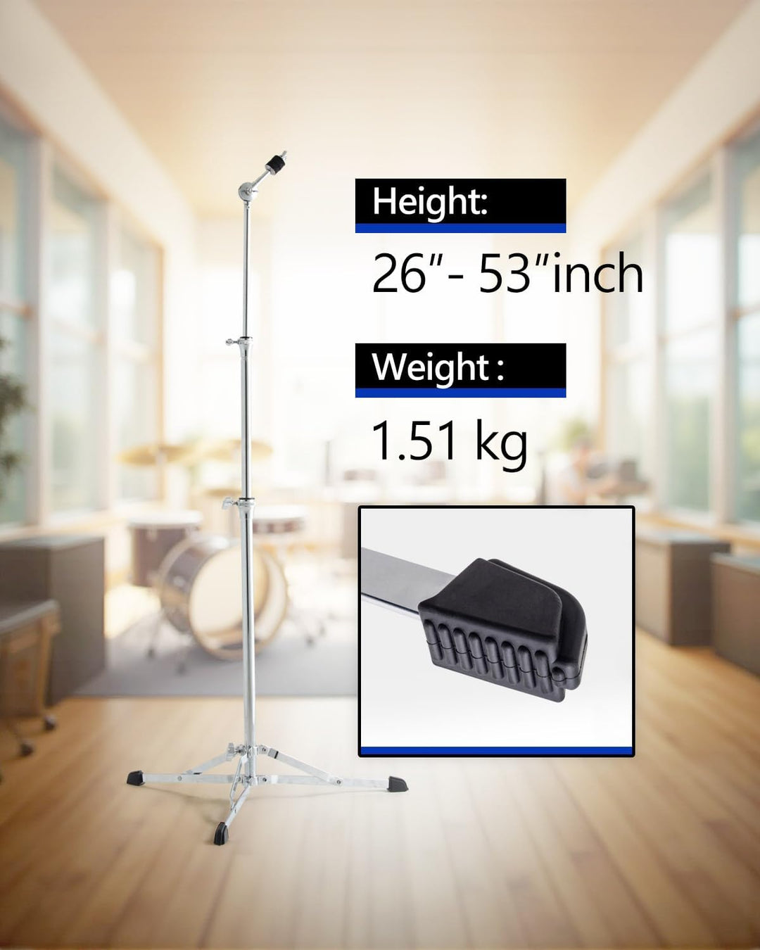 Dixon PSY-P0 Light Weight Flat Base Cymbal Stand