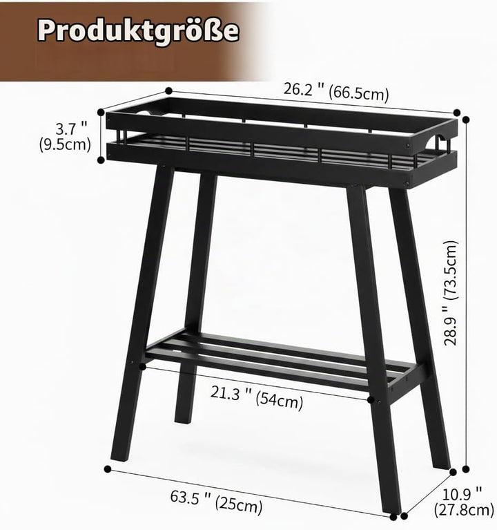 BAMBANG Pflanzenständer Blumenständer Pflanzenregal Blumenbank Breit Bambus für Innen,Blumenregal Bl
