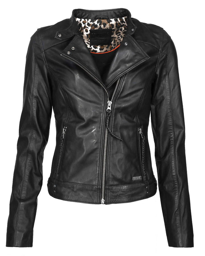 MUSTANG Damen Lederjacke Akara M Schwarz, M Schwarz