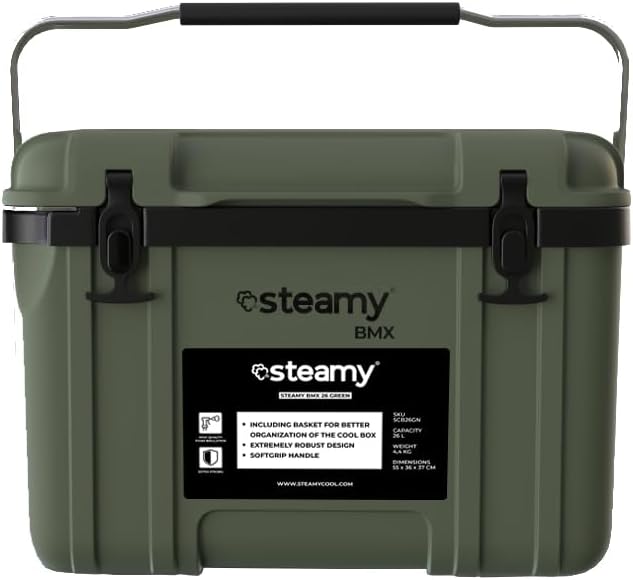 Steamy Outdoor BMX 26 Kühlbox 55 x 36 x 37 cm (l x b x h) Green, 55 x 36 x 37 cm (l x b x h) Green