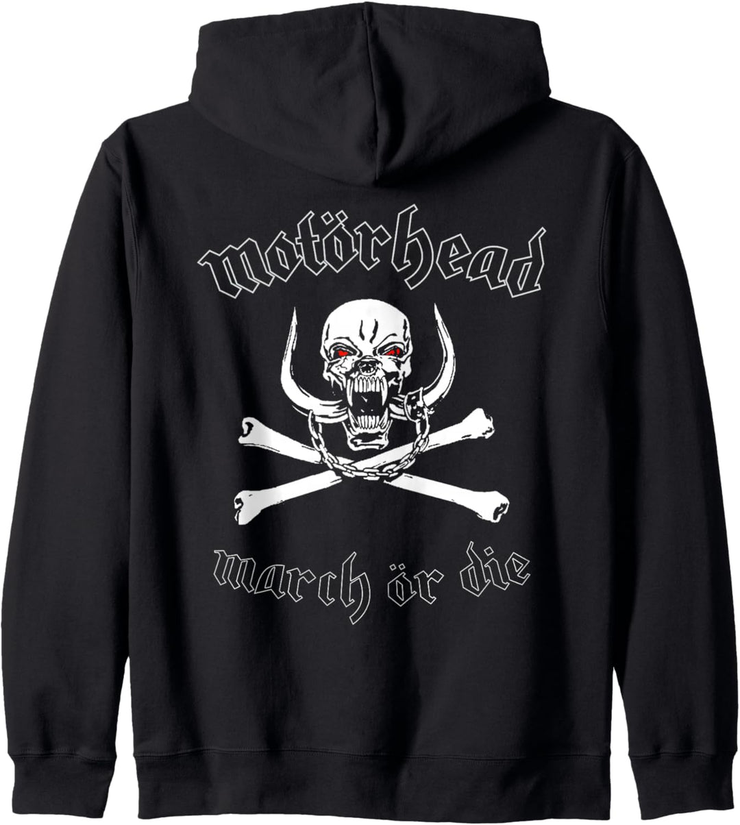 Motörhead – March or Die Cross Bones Front Back Kapuzenjacke