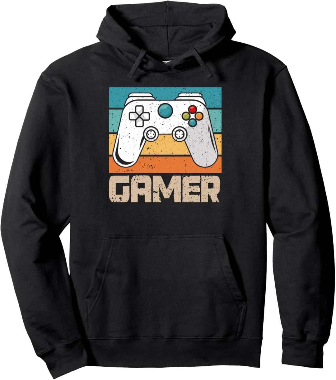 Gamer Gamerin Zocken Konsole Video Game Spieler Zockerin Pullover Hoodie