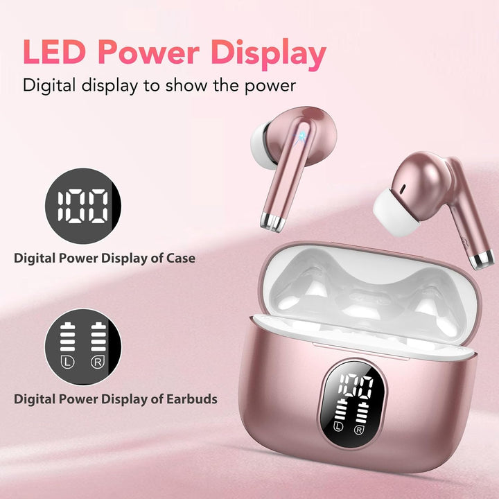 QXQ Bluetooth Kopfhörer, 2026 Neue Kopfhörer Kabellos Sport In Ear Bluetooth 5.4 Headphones mit 4 Mi
