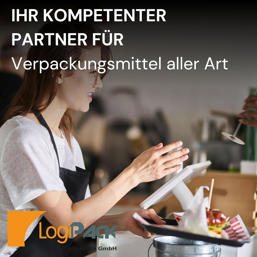 5000 Stück Einschlagpapier aus Pergament-Ersatz weiss 1/8 Bogen 40g/m² Tablett-Unterlage, 5000