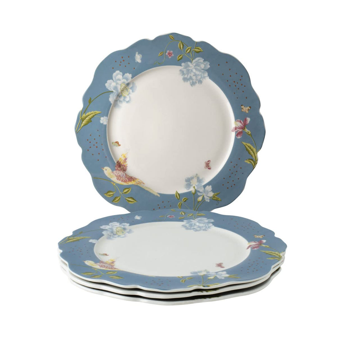 Laura Ashley Heritage Collectables Geschenkset 4 Teller 24,5 cm Seaspray Uni Porzellan