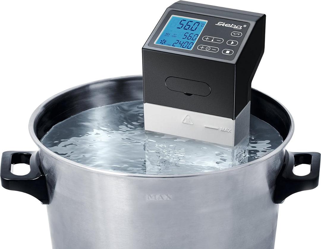 Steba SV 100 PROFESSIONAL Sous-Vide Garer Pumpleistung 7.5 L / Min, 1500 W, schwarz, Edelstahl