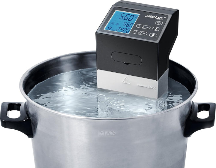 Steba SV 100 PROFESSIONAL Sous-Vide Garer Pumpleistung 7.5 L / Min, 1500 W, schwarz, Edelstahl
