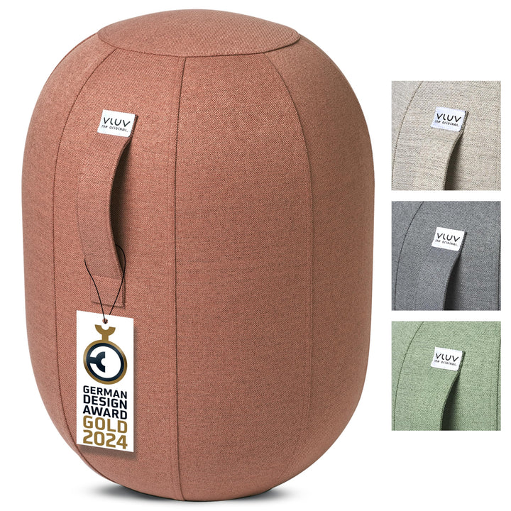 VLUV KAPSUL SOVA Balance-KAPSEL, luftgefüllter Sitzhocker, ergonomisches Sitzen, platzsparend & flex