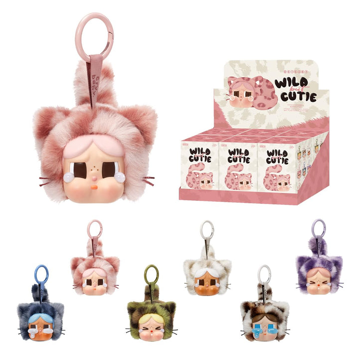 POP MART Crybaby Wild but Cutie Series - Vinyl Plush Pendant Anime Actionfiguren Sammelfiguren Samml