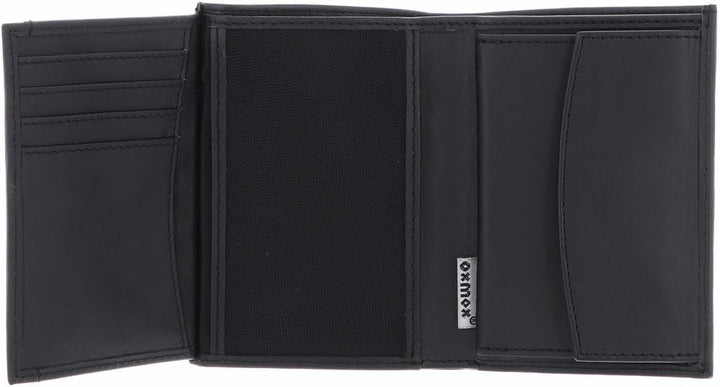 Oxmox Leather Kombibörse 12 cm black Schwarz, Schwarz