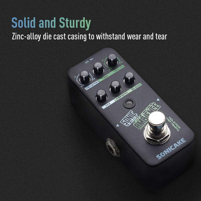 SONICAKE Delay und Reverb Gitarre Effektpedal Sonic Ambience Multi Mode Tap Tempo, Delay und Reverb