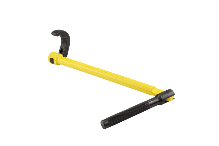 Stanley Standhahnschlüssel (grössenverstellbar, schwenkbarer Griff, gerändelter Haken, Chrom-Vanadiu