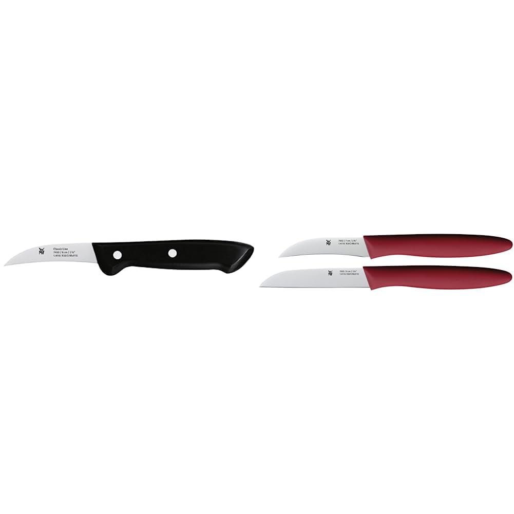 WMF Classic Line Schälmesser 16 cm, Spezialklingenstahl, Kunststoffgriff, Klinge 6 cm & Messerset 2-