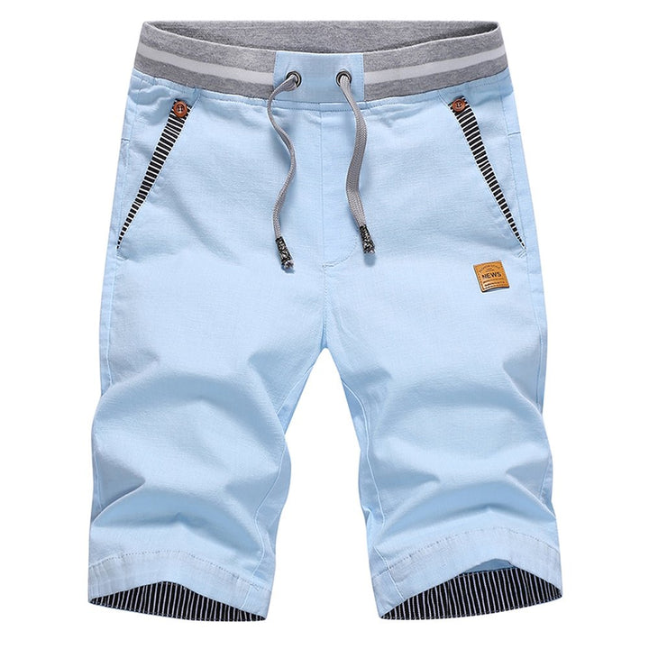 Tansozer Herrenshorts Herren Shorts Baumwolle Sommer Shorts mit Taschen Herren M Himmelblau, M Himme