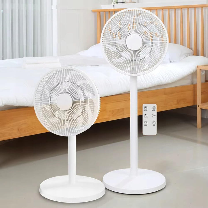 LTC Standventilator Flüsterleise (27dB) mit 15 Flügeln – Leistungsstarker Bodenventilator mit Fernbe