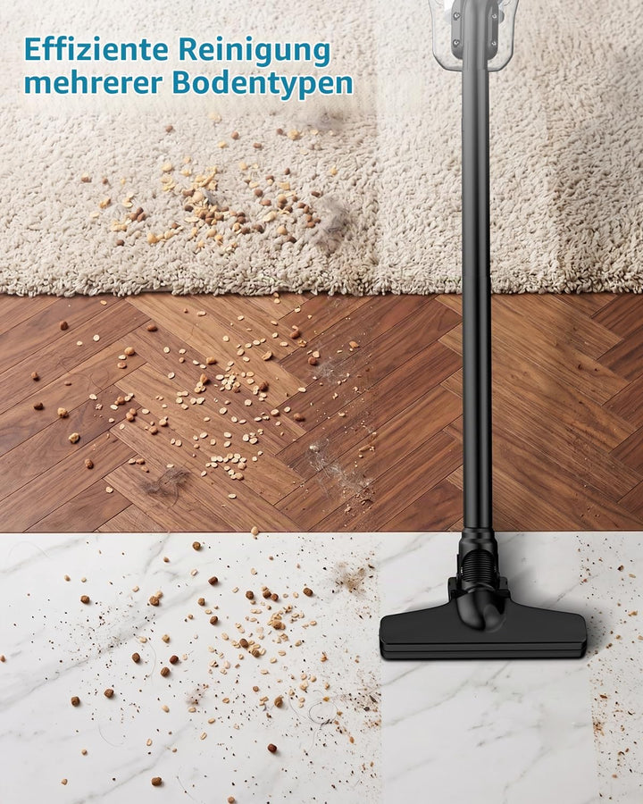 Akku Staubsauger Kompatibel mit Makita 18V, 16000Pa 4-in-1 Akku Handstaubsauger mit 2X 4.0Ah, 4 Bürs