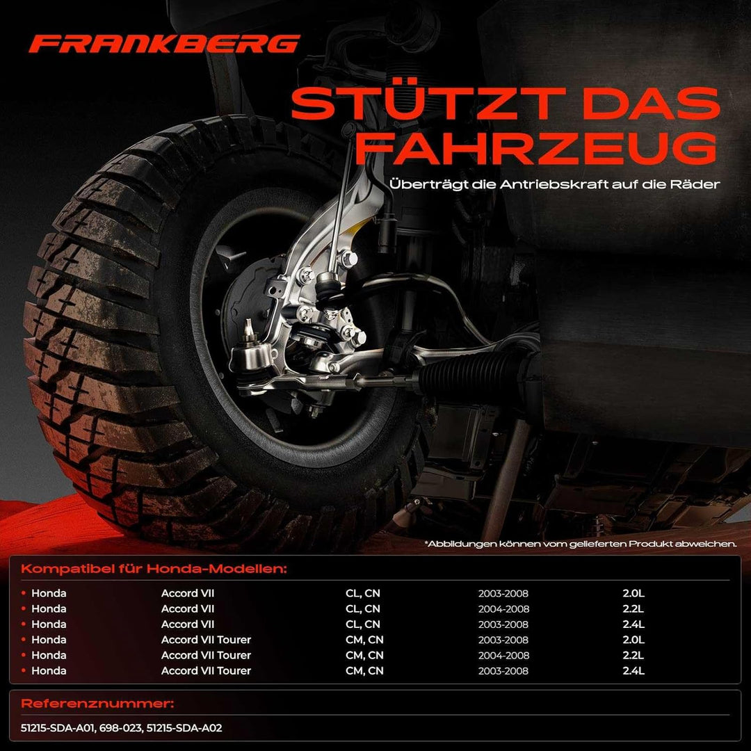 Achsschenkel Radaufhängun Vorne Links für Accord VII CL Tourer CM 2003-2008 51215-SDA-A01