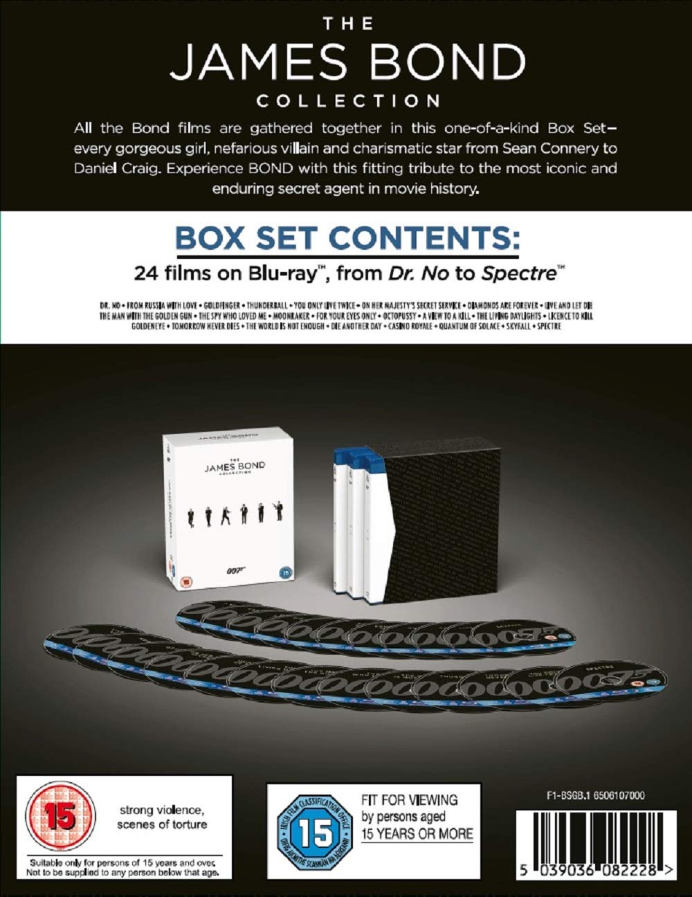 James Bond Boxset (24 Titles) BD [Blu-ray] [UK Import], Blu-ray