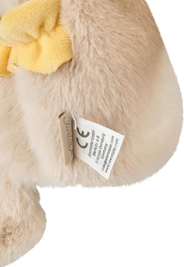 Sterntaler Handpuppe Biene aus weichem Flausch, Kinder- und Babyspielzeug, Kopf wattiert mit Polyest