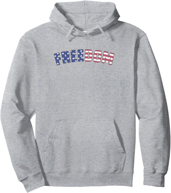 Americana Red White and Blue Freedom Pullover Hoodie