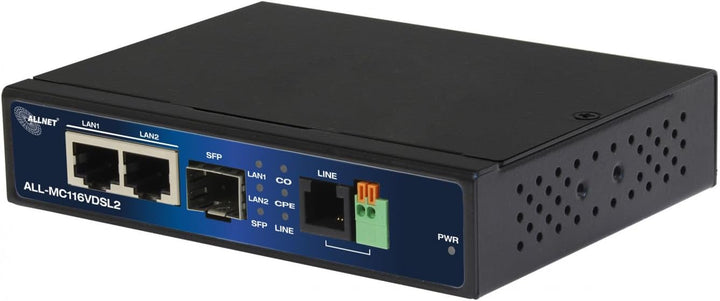 Punkt-zu-Punkt Modem VDSL2 via 2-Draht unmanaged "ALL-MC116V2" / Max. 3km mit max. 160Mbit/s