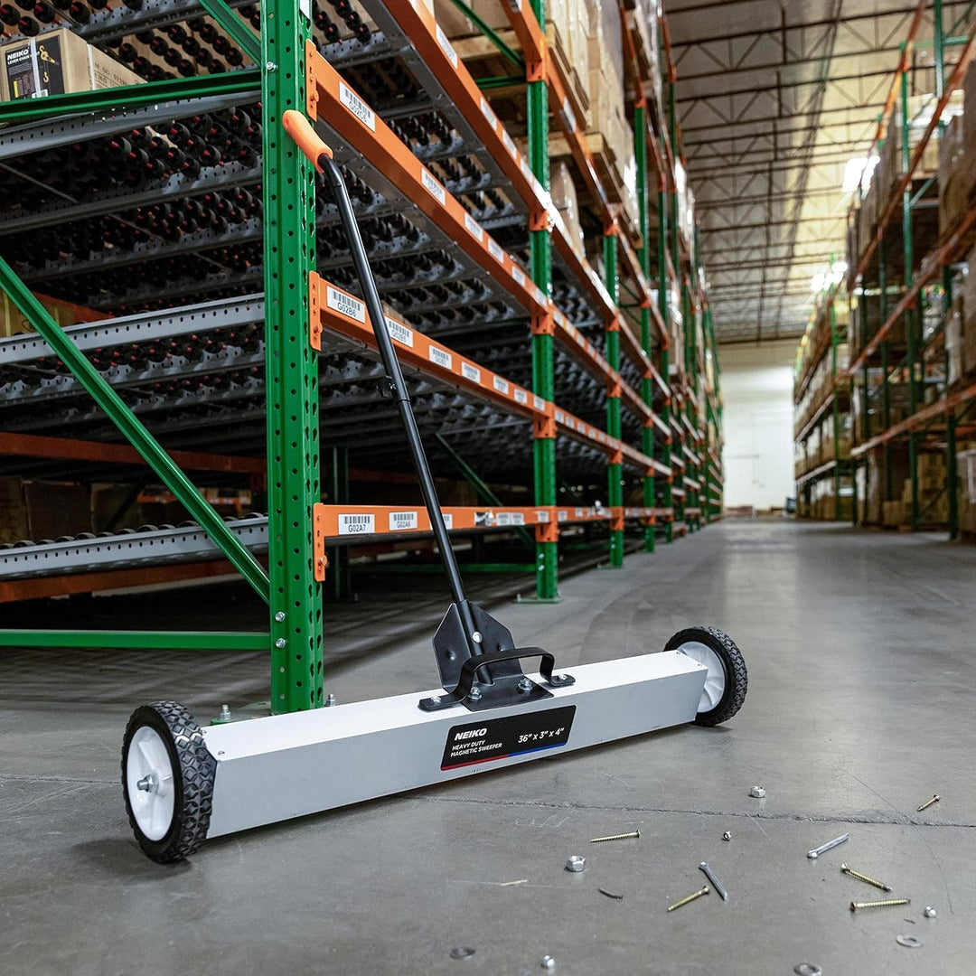 Neiko® Heavy Duty 61 cm Magnet Sweeper Metall Tonabnehmer Werkzeug mit Schnellspanner höhenverstellb