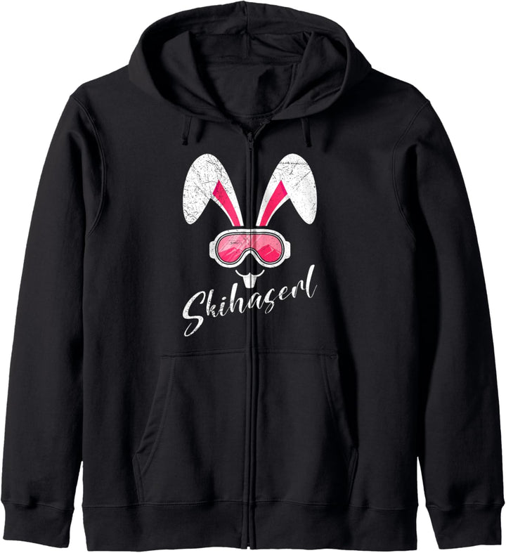 Skihaserl Skihasen Shirt Skihasen Apres Party Skihase Kapuzenjacke