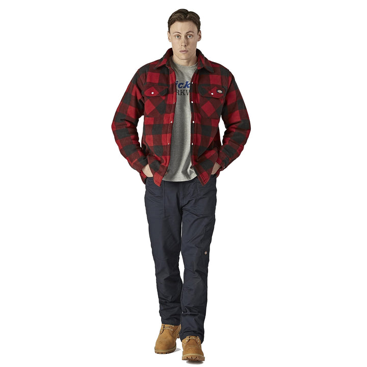 Dickies Herren Thermohemd, Rot, M Rot M, Rot M