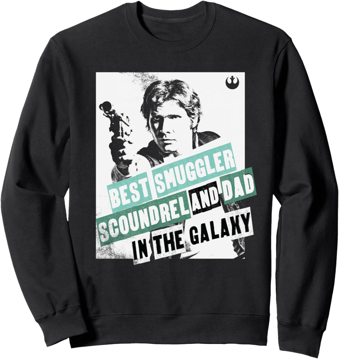 Star Wars Han Solo Best Dad in the Galaxy Father's Day Sweatshirt