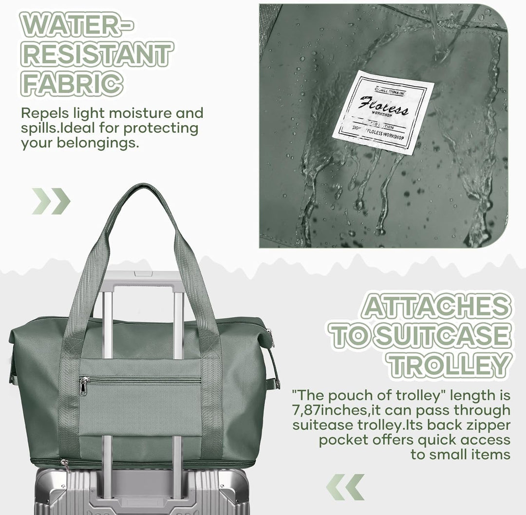 Reisetasche Damen Sporttasche 40x20x25 Ryanair Handgepäck Tasche Weekender Bag Schwimmtasche Wasserd