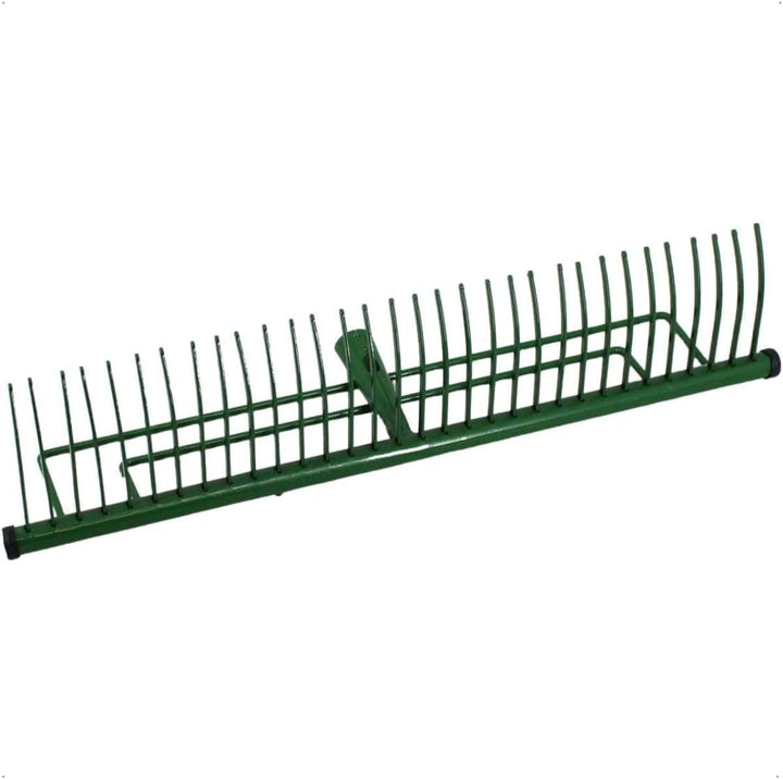 Rekord Rasenrechen (Stahl, pulverbeschichtet) - Arbeitsbreite: 60 cm 32 Zinken - ohne Stiel, Laubrec