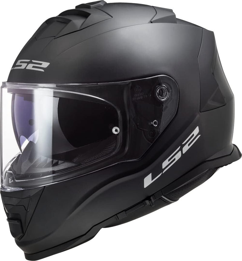 LS2 FF800 Storm Solid Helm (Black Matt,XXXL (65/66)) 3XL schwarz matt, 3XL schwarz matt