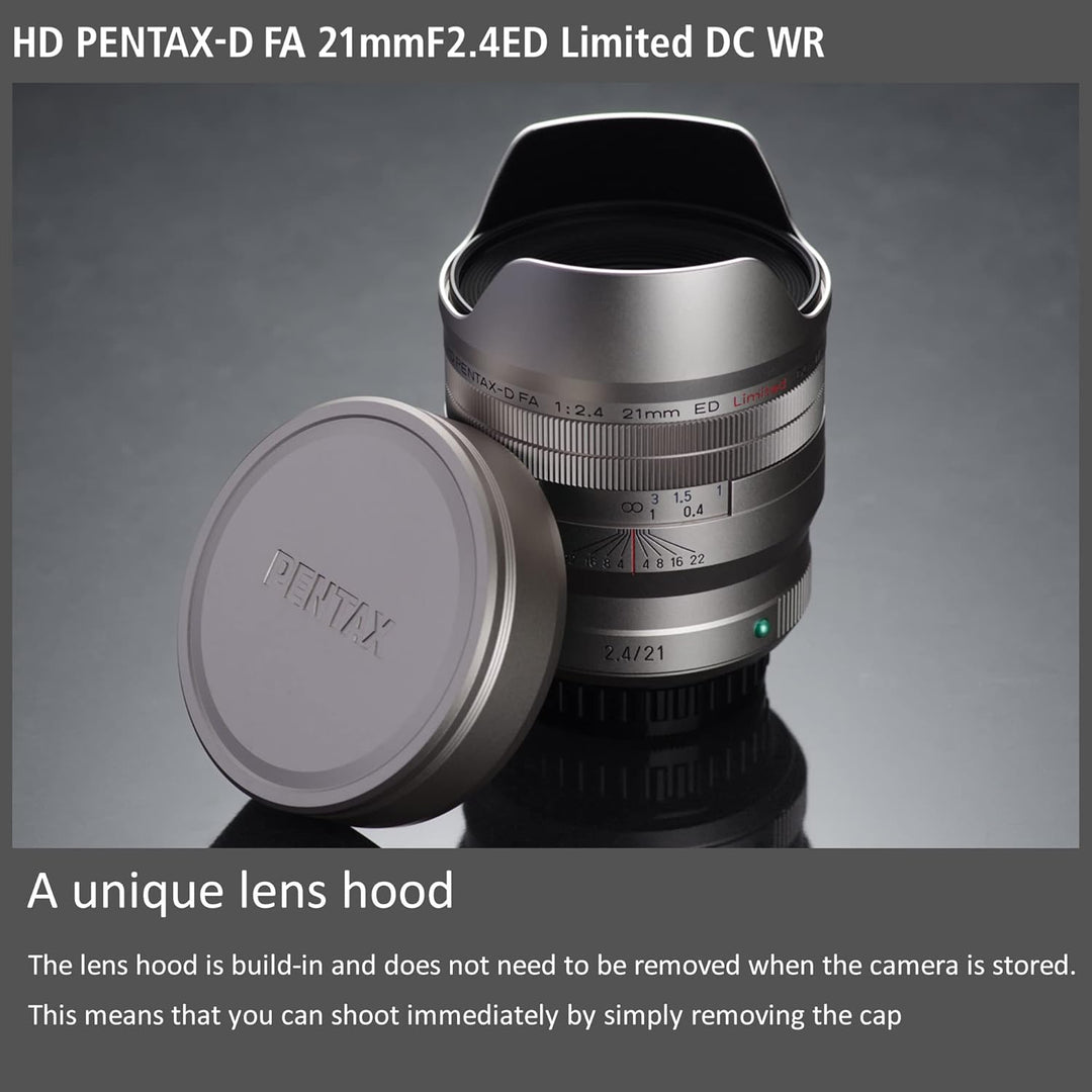 HD PENTAX-D FA 21mmF2.4ED Limited DC WR in Silber Ultra-Weitwinkel-Objektiv mit Festbrennweite [Zur