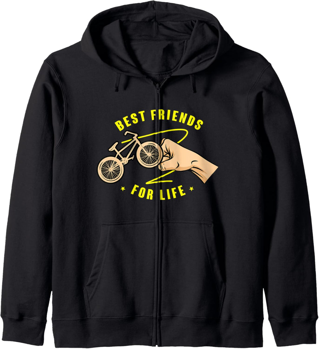 BMX Fahrradfahrer Faust Bike Radfahren MTB Mountainbike Kapuzenjacke