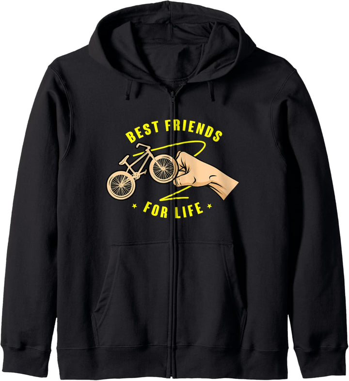 BMX Fahrradfahrer Faust Bike Radfahren MTB Mountainbike Kapuzenjacke