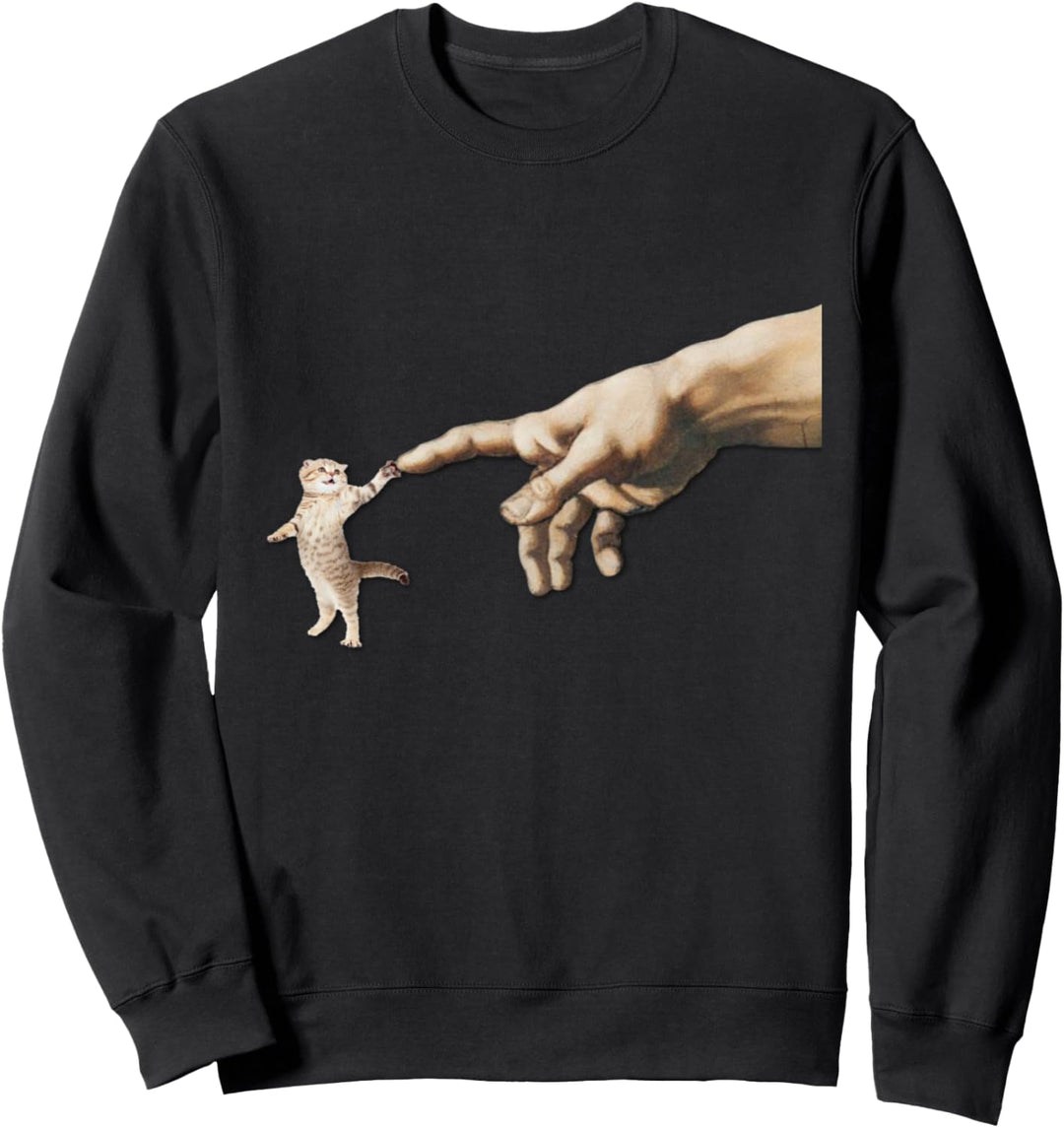 Die Schaffung von Katzen Sweatshirt
