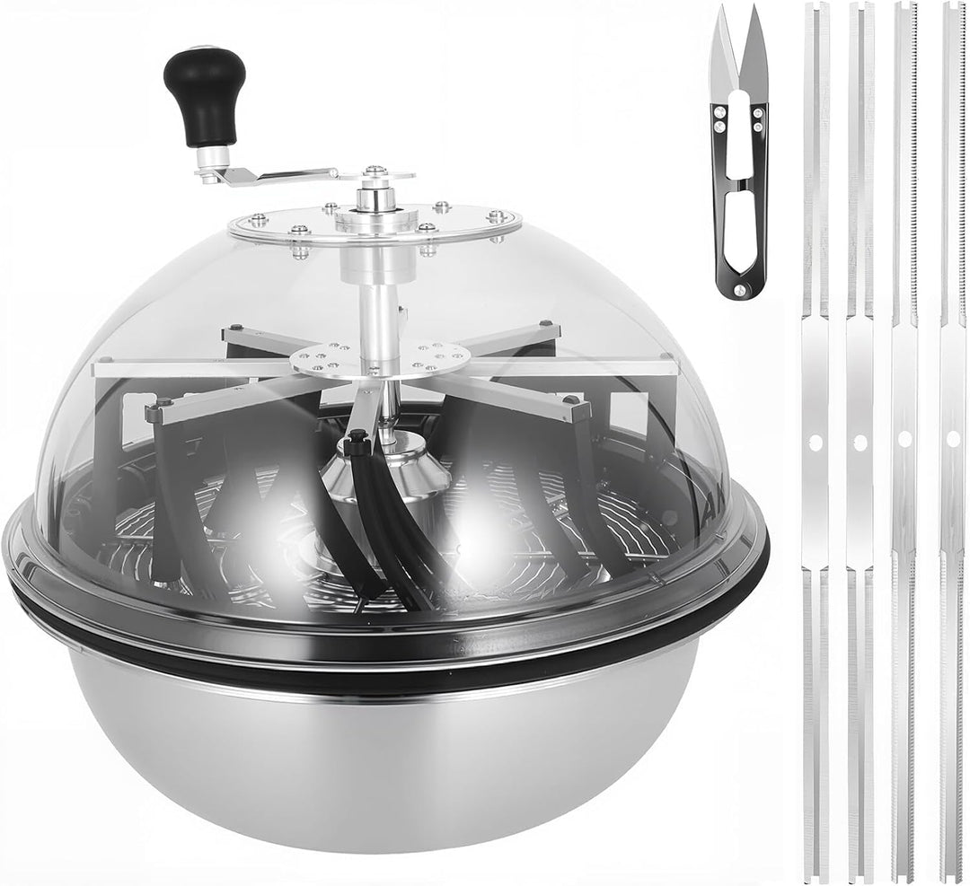 Mi hogar 16 Zoll Blatt Bowl Trimmer Maschine Twisted Spin Cut für Pflanze Knospe und Blume mit verbe