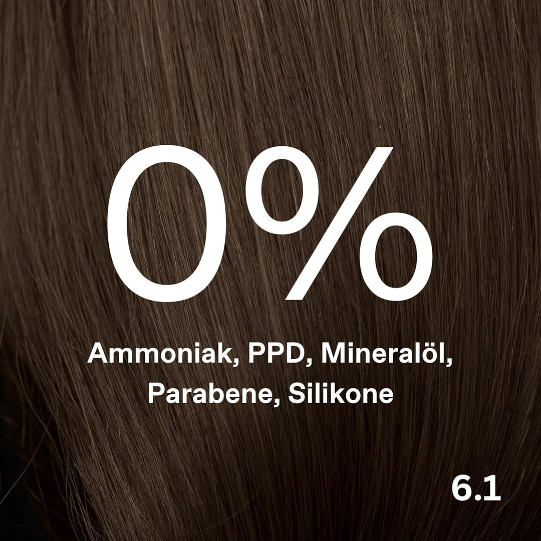 KORRES Argan Oil Colorant – ammoniakfreie Haarfarbe Dunkelblond Asch 6.1 – 100% Grauhaarabdeckung &