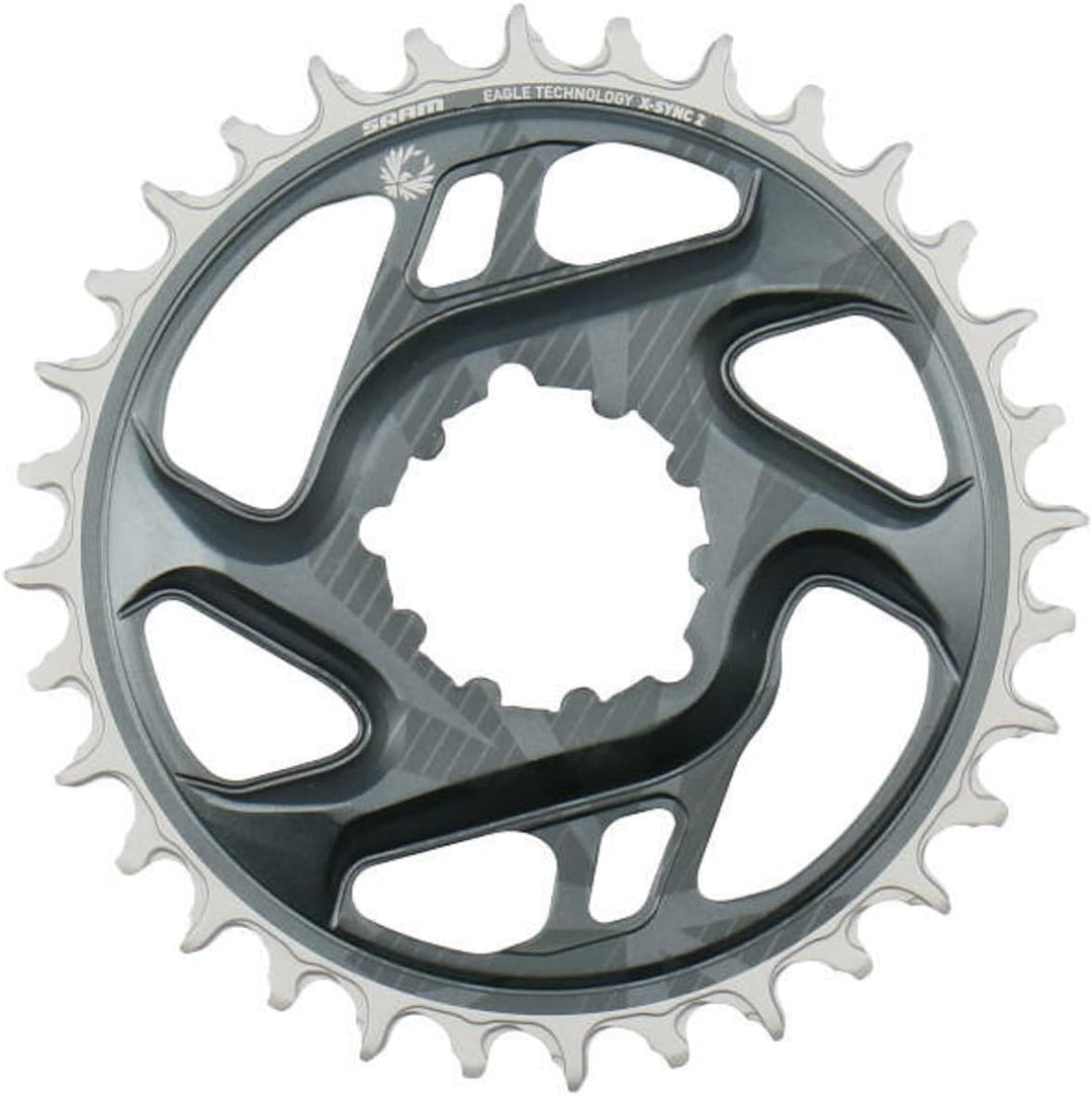 SRAM X-Sync 2 Eagle Kaltgeschmiedetes Kettenblatt Grau 30Z, Grau 30Z