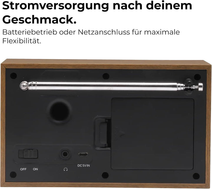 Denver DAB-46 Tischradio DAB+, UKW Grau 111000000000, Grau