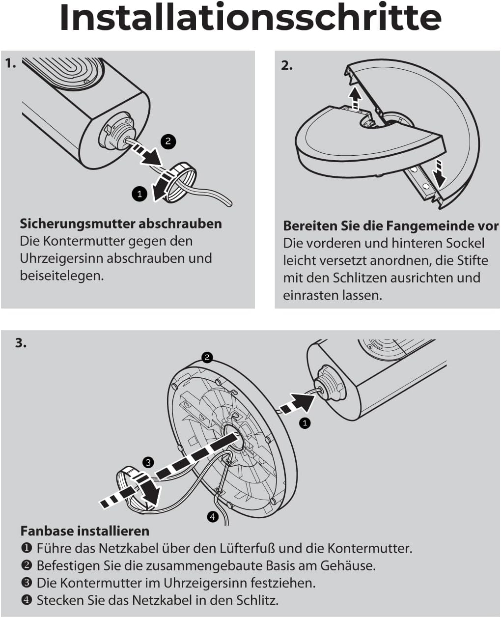 EcoNour TRIPOD blattloser Luftreiniger-Ventilator Merhfarbig, Schneeweiss