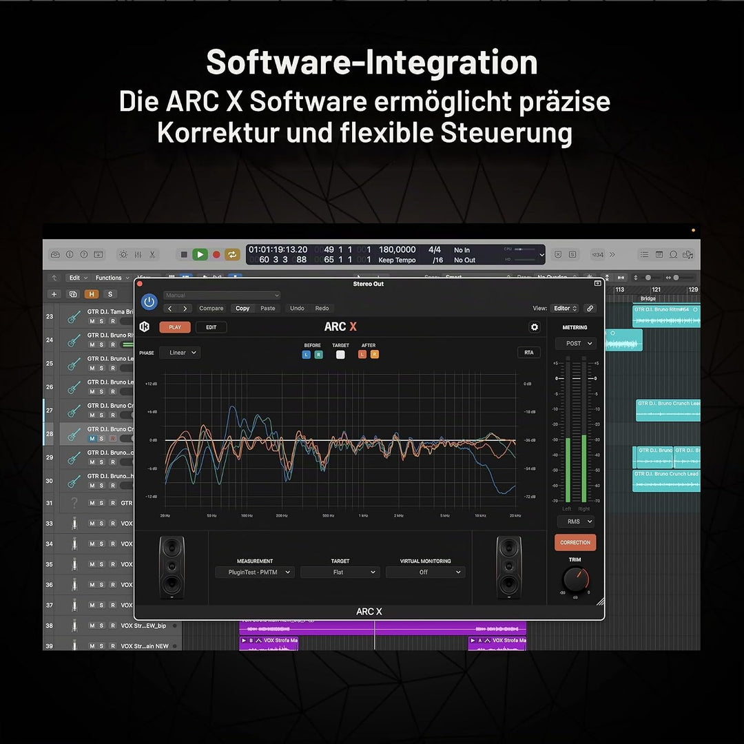 IK Multimedia ARC Studio. Standalone advanced room correction system. Includes hardware processor un