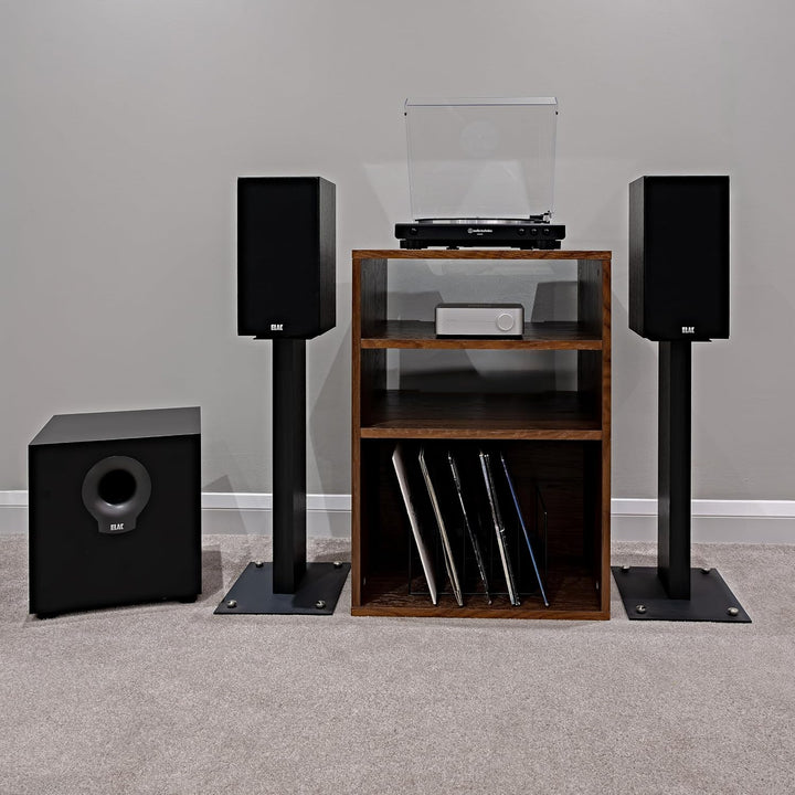 ELAC Debut 2.0 B5.2 Bücherregal-Lautsprecher, Schwarz, 1 Paar, Paar