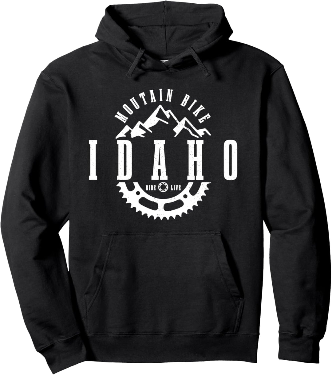 Idaho Mountainbike MTB Downhill Souvenir Pullover Hoodie