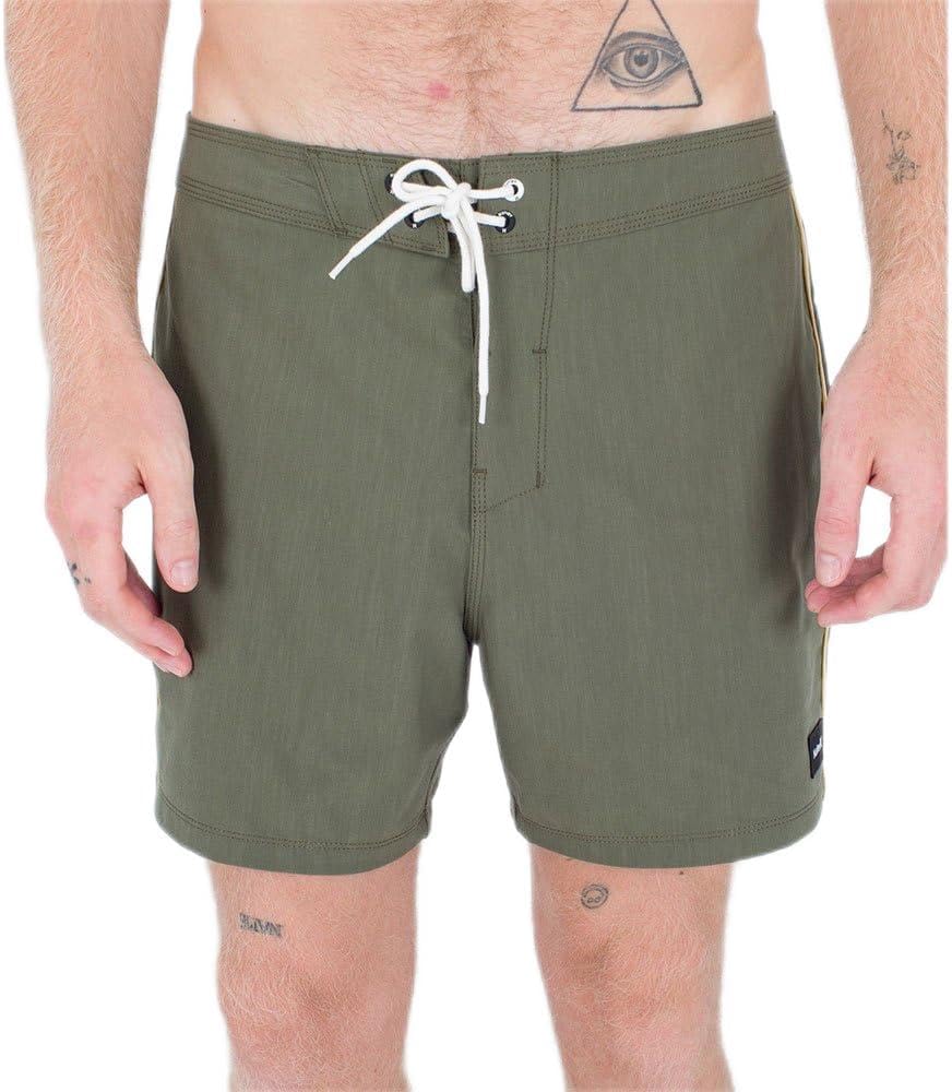 Hurley Herren Phantom Naturals Sessions 40 cm Boardshorts, Kohlefarn, 32